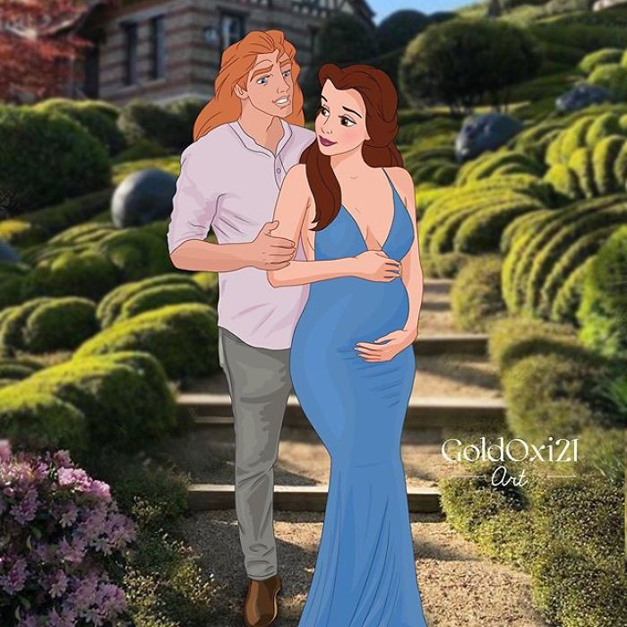 Sidoqoftë, rikrijimi i veprave artistike të Disney nuk është hobi i saj i ri